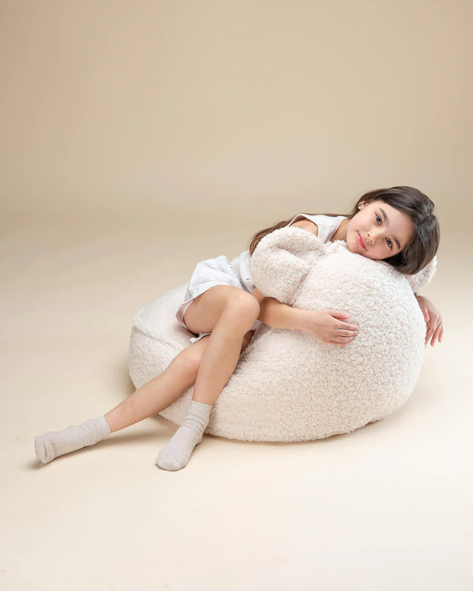 Wigiwama Beanbag, Cream White Bear
