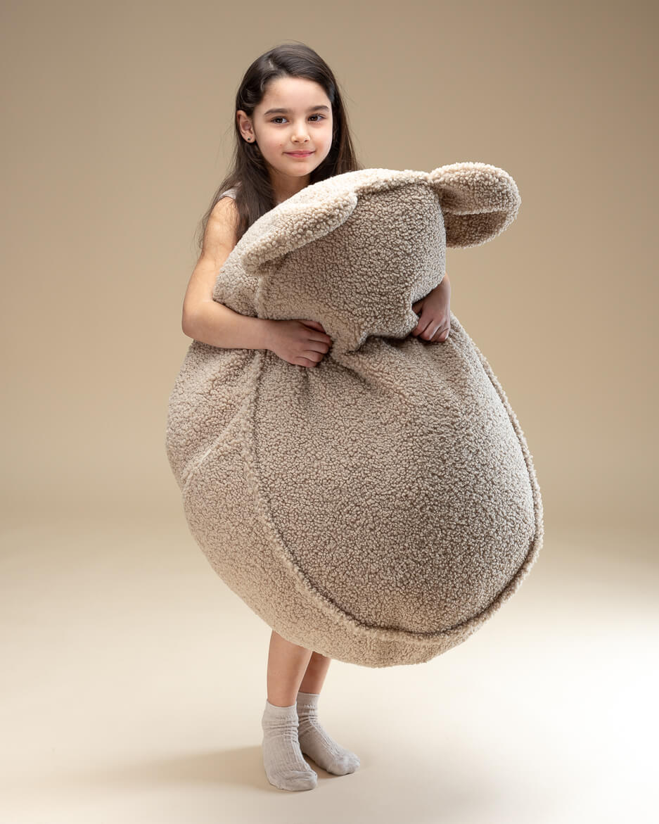Wigiwama Beanbag chair, Biscuit Bear