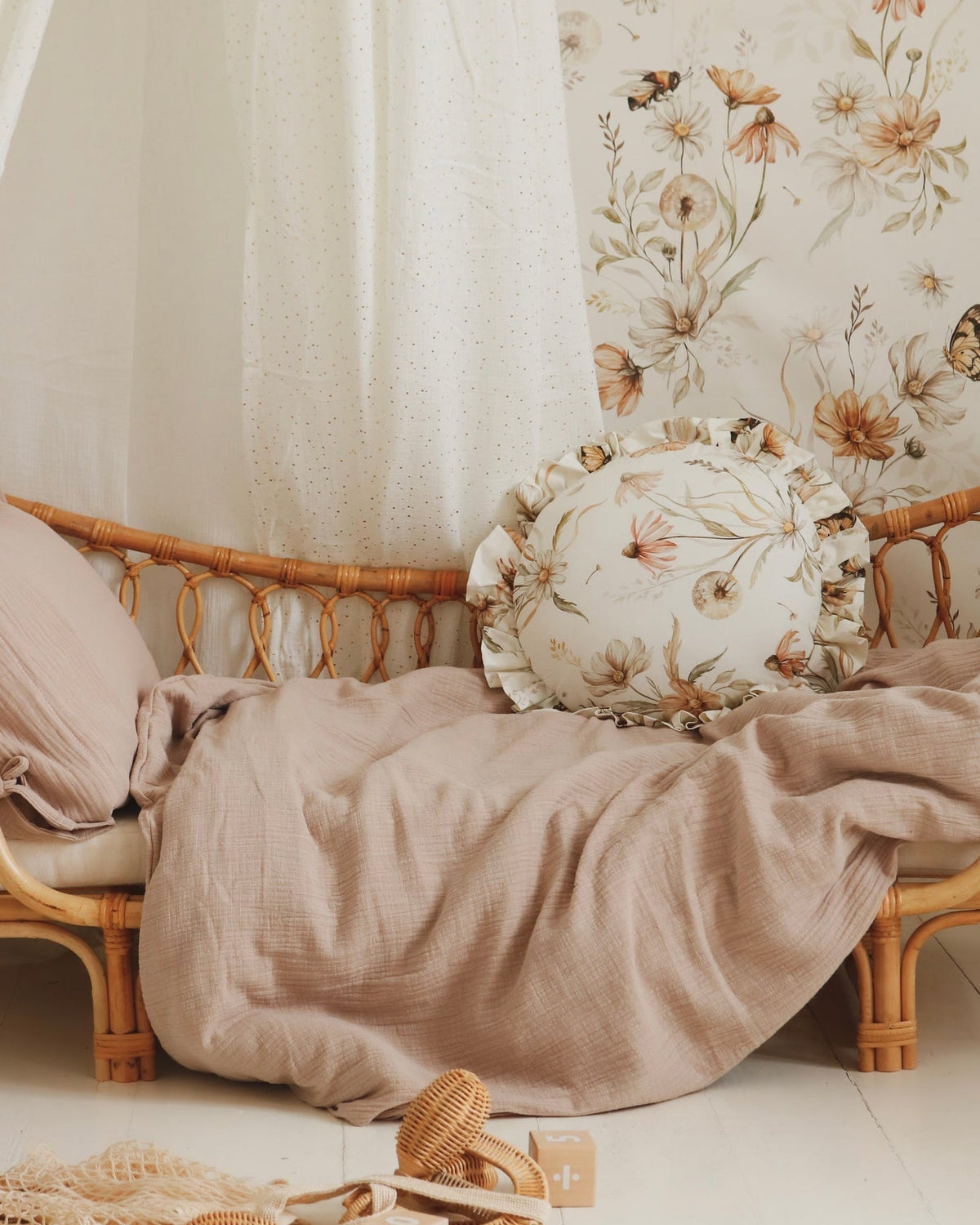 Matuu Fitted sheet set, Muslin Beige