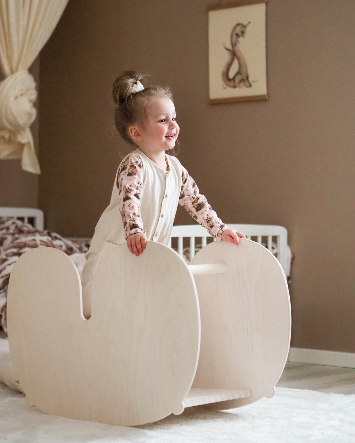 FITWOOD, Rocking horse KNOB, 2 colors