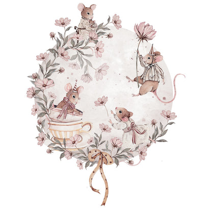 Wall sticker 140 cm, Mouse Wheel