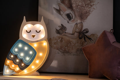 Little Lights Night light, Owl Mustard