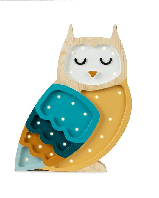Little Lights Night light, Owl Mustard