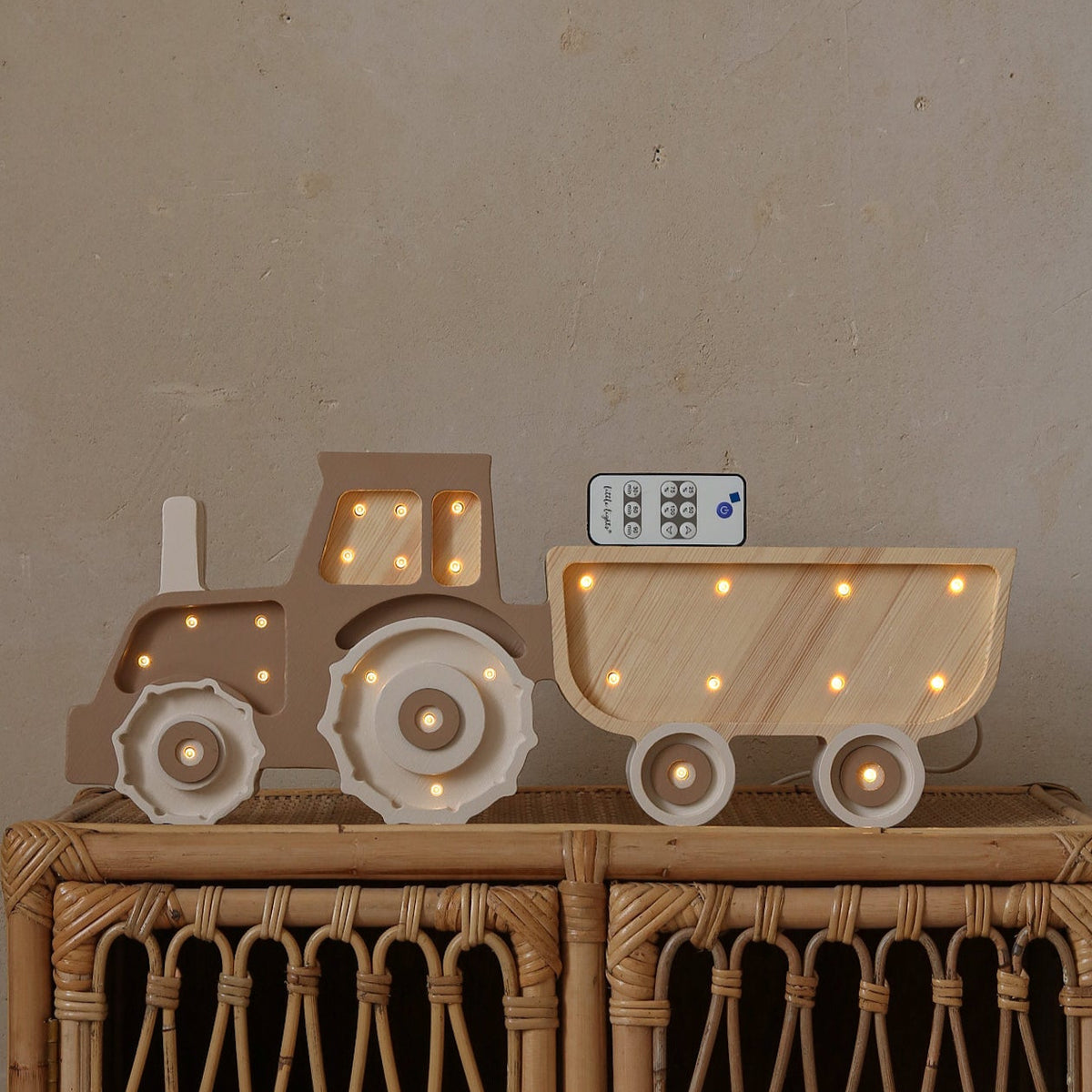 Little Lights Night Light Traktor, kaffegrädde