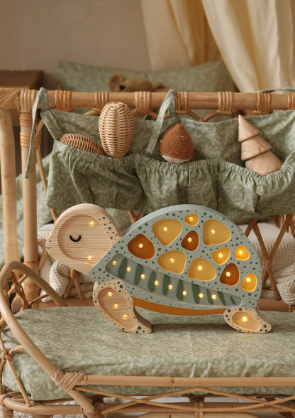 Little Lights Night Light Turtle, Galapagos Sage