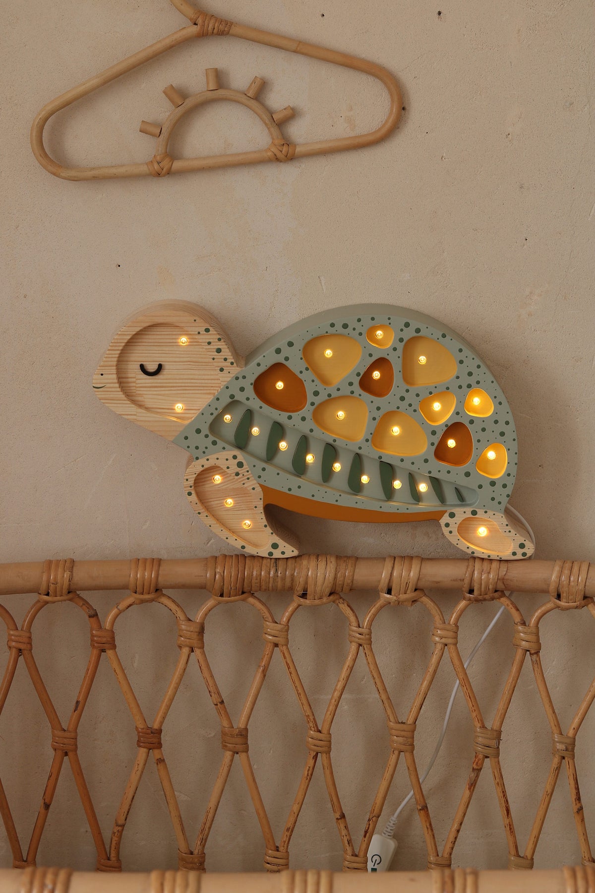Little Lights Night Light Turtle, Galapagos Sage