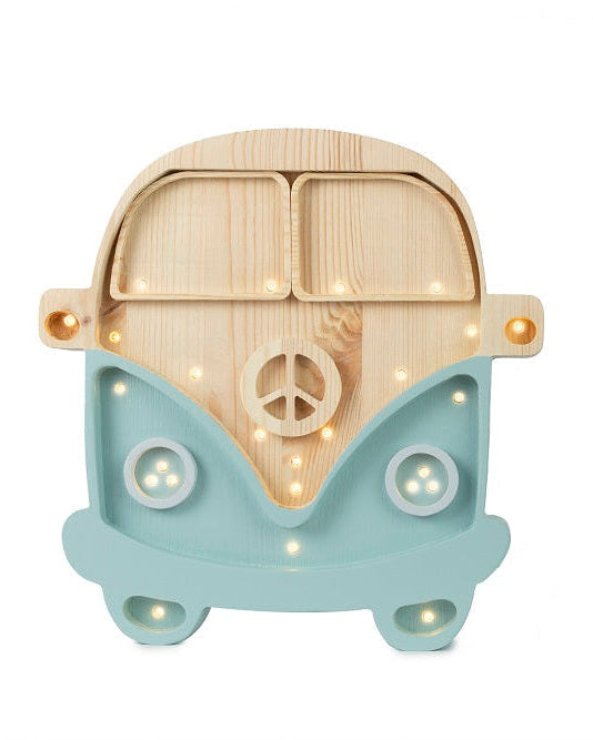 Little Lights Night light, Van Retroblue &amp; Wood