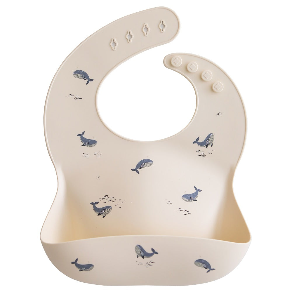Mushie Bib, Whale