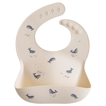 Mushie Bib, Whale