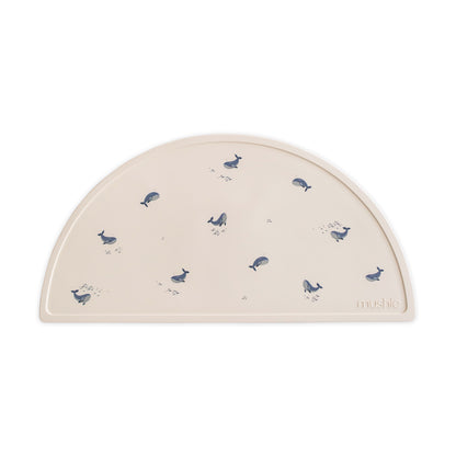 Mushie Silicone Dining Tray, Whales