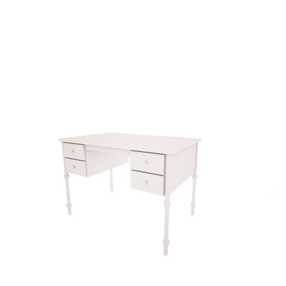 Wood Luck Design, Writing desk, Babushka White