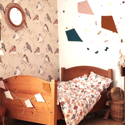 Birds Beige, Tapetti