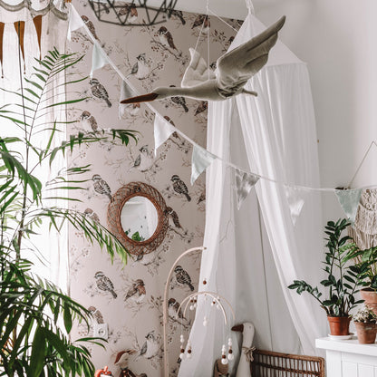 Birds Beige, Tapetti