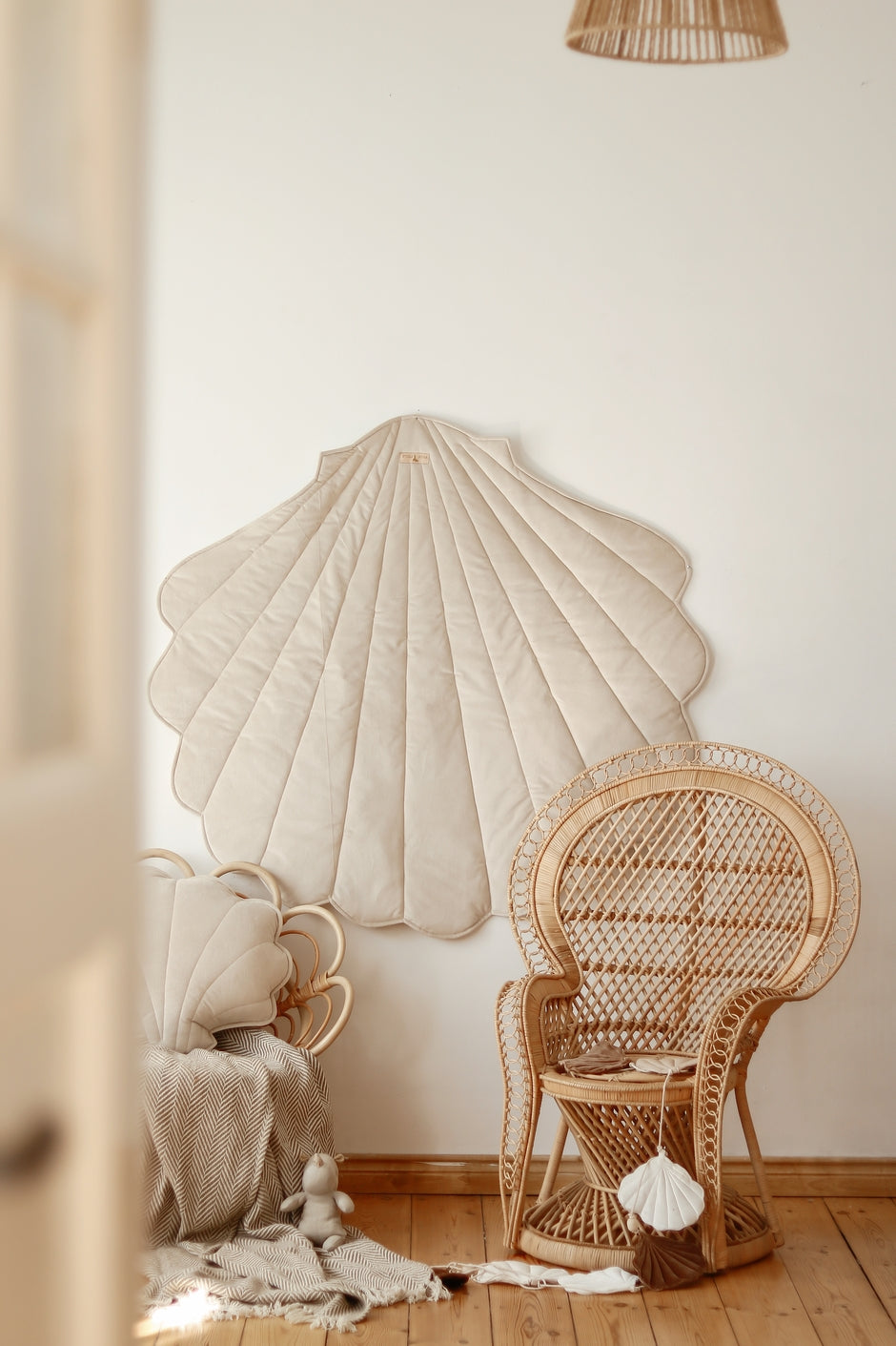 Moi Mili, Play Mat, Velvet Shell "Cream"