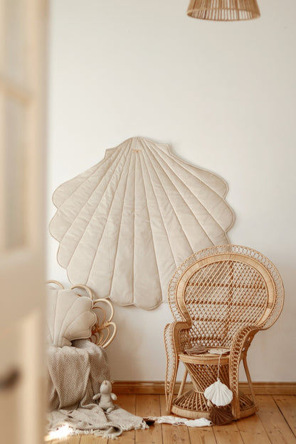 Moi Mili, Play Mat, Velvet Shell "Cream"
