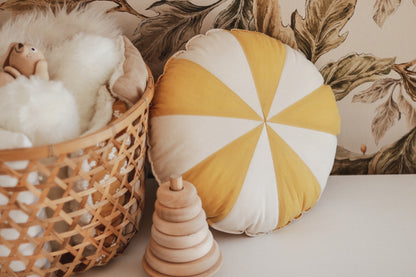 Moi Mili Decorative pillow, Patchwork Honey Candy