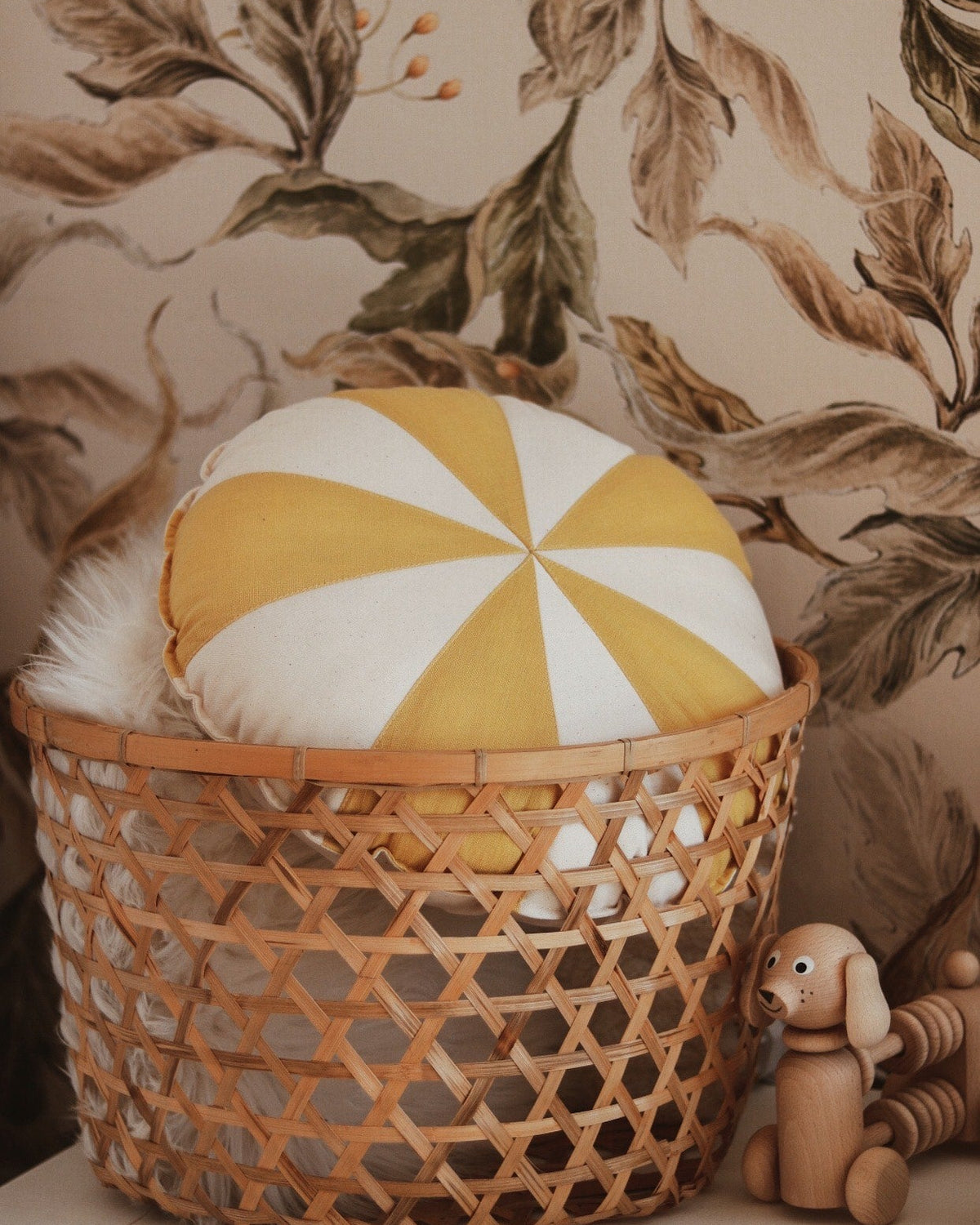 Moi Mili Decorative pillow, Patchwork Honey Candy