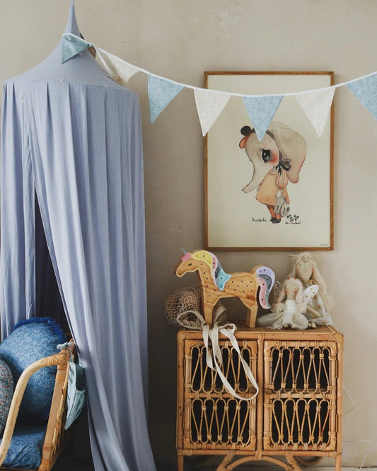 Matuu Bed canopy, Blue