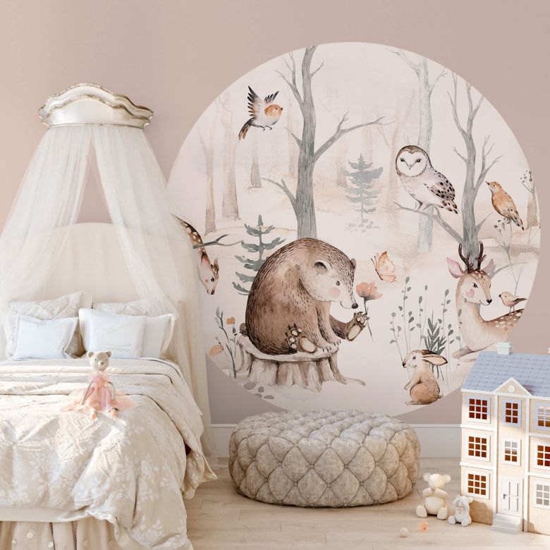 Wall sticker 140 cm, Circle Las