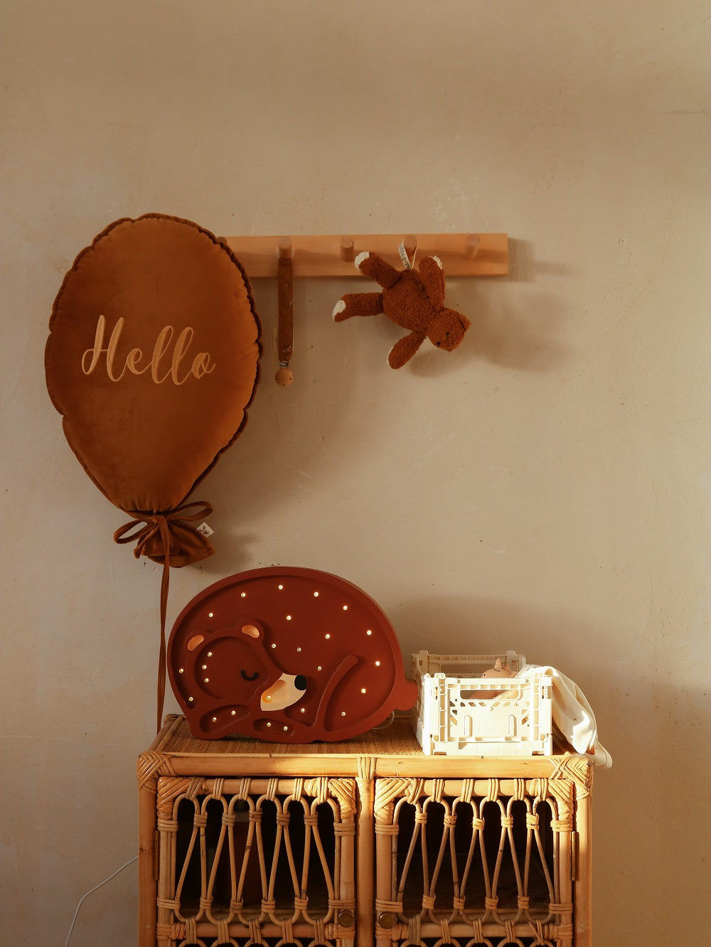 Little Lights Night light, Bear Brown