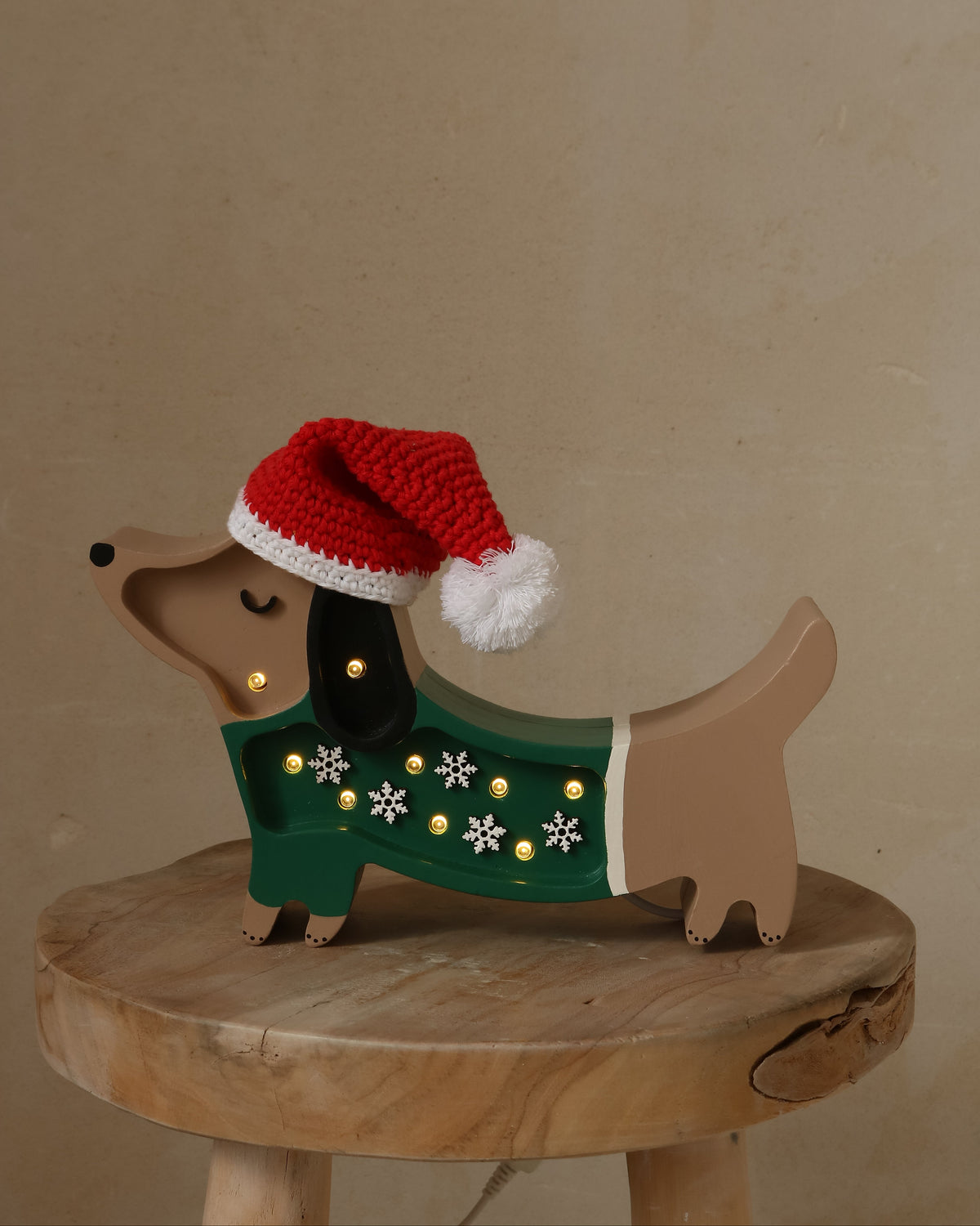 Little Lights, Night Light Puppy MINI, Christmas Snowflake
