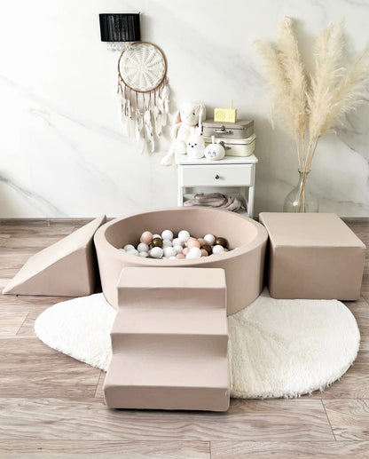 Leikkimoduuli + Pallomeri, Beige