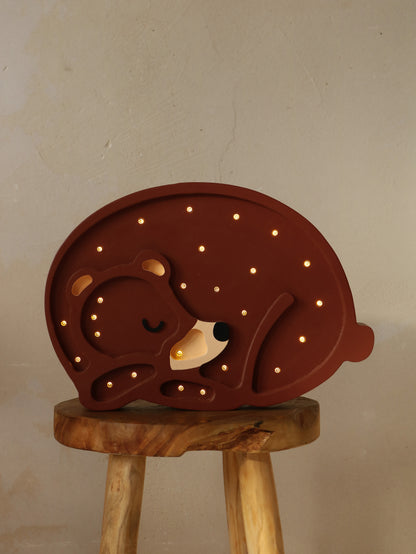 Little Lights Night light, Bear Brown