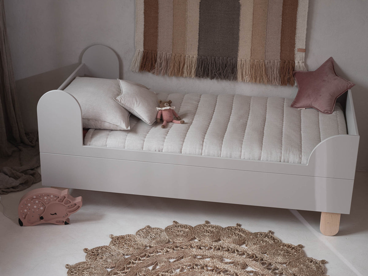 Wood Luck Design, Junior bed 80x160 cm, Basic Cashmere