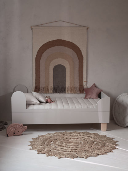 Wood Luck Design, Junior bed 80x160 cm, Basic Cashmere