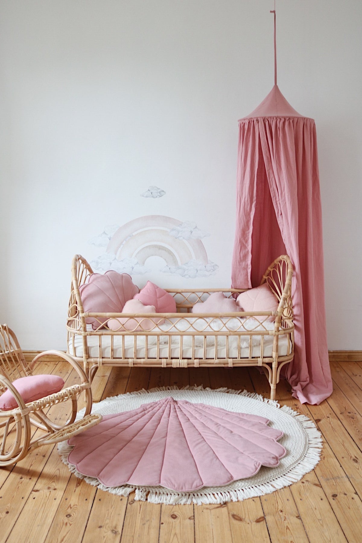 Moi Mili lekmatta, sammetsskal "Soft Pink"