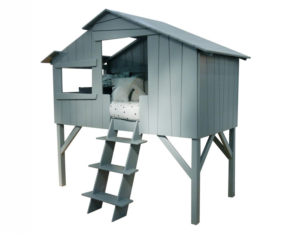 Mathy By Bols Bed 90x200, Threehouse Thunderstorm Grey