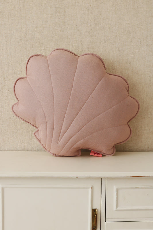 Moi Mili Decorative Pillow Small, Linen Shell "Powder Pink"