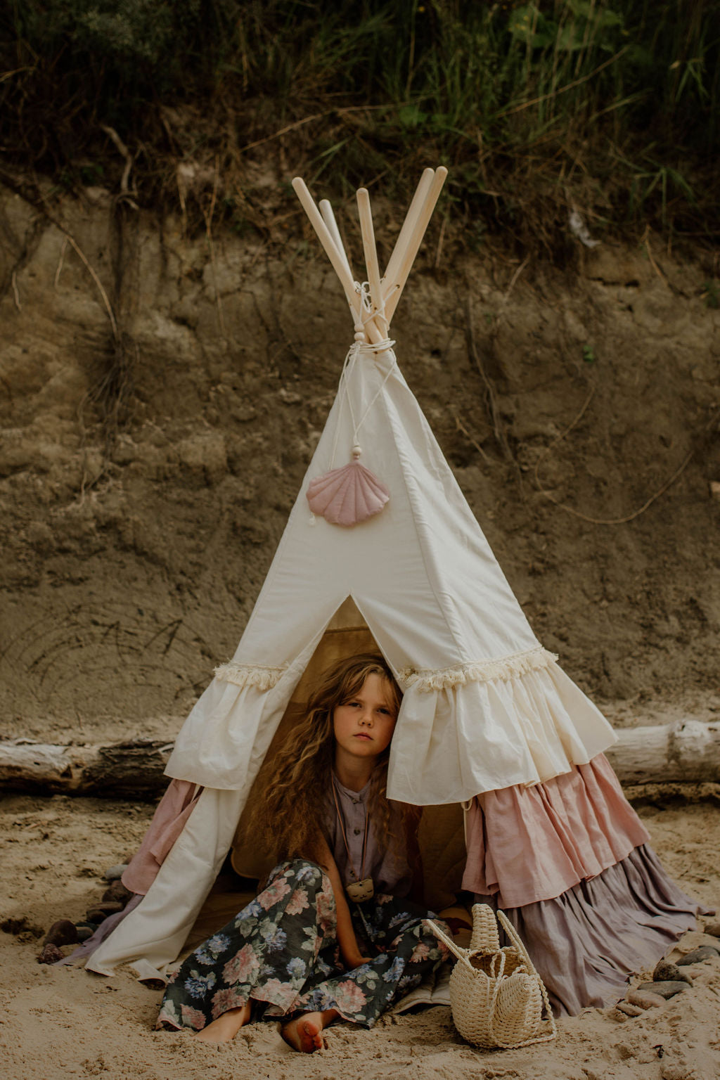 Moi Mili Play Tent Set, Powder Frills