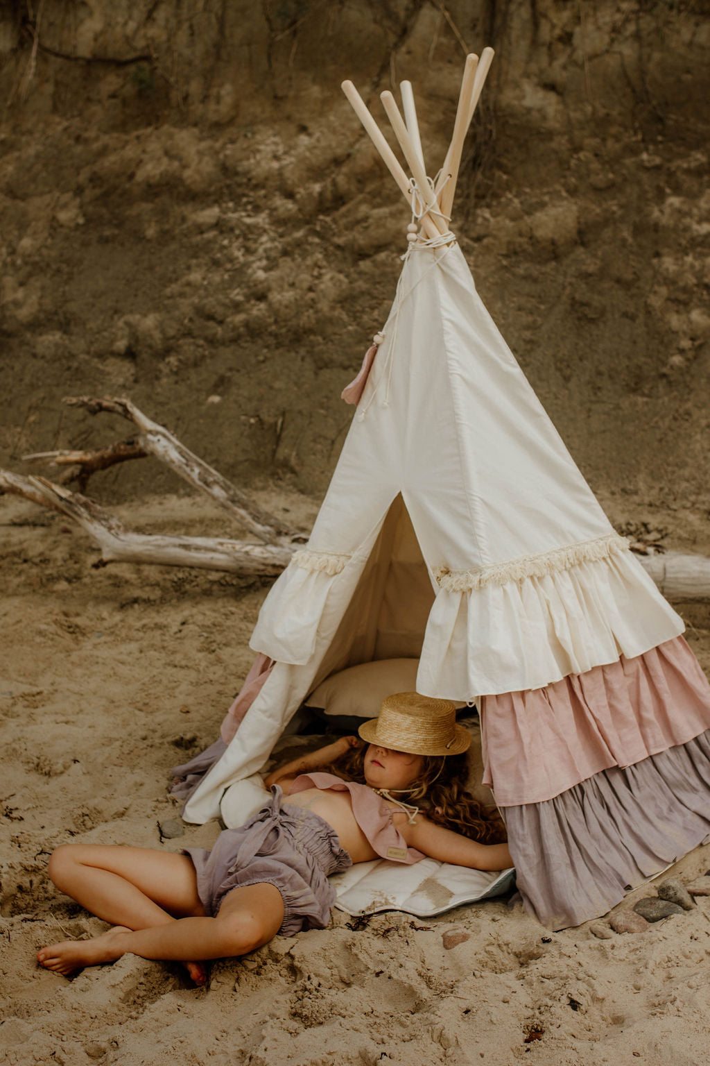 Moi Mili Play Tent Set, Powder Frills