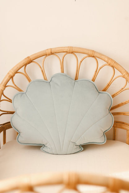 Moi Mili Decorative Pillow Large, Velvet Shell "Powder Mint"
