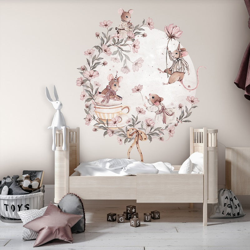 Wall sticker 140 cm, Mouse Wheel