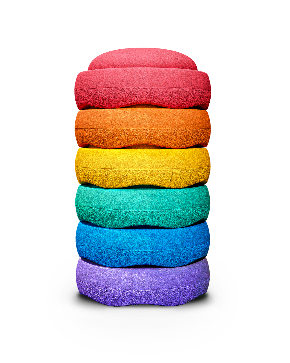 Stapelstein, 6 pcs Set, Rainbow