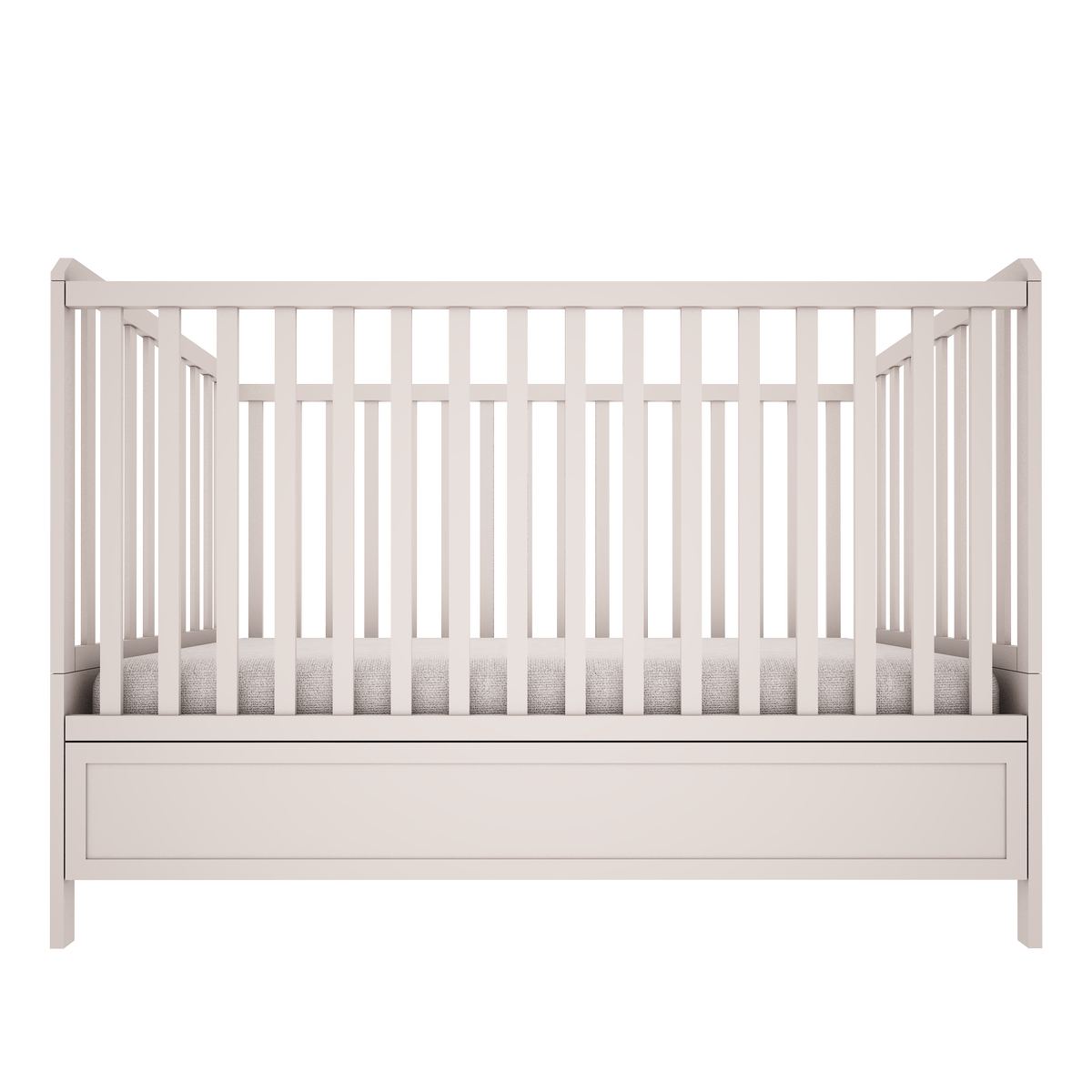 Wood Luck Design, Cot &amp; Junior bed 2 IN 1, 70x140 cm, Vintage Cashmere