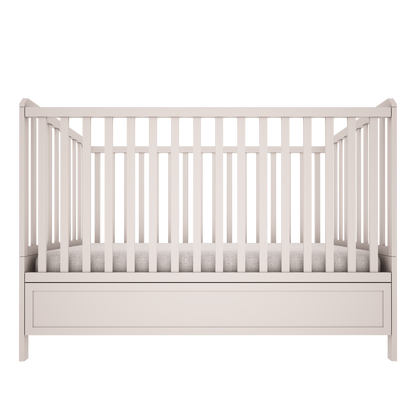 Wood Luck Design, Cot &amp; Junior bed 2 IN 1, 70x140 cm, Vintage Cashmere