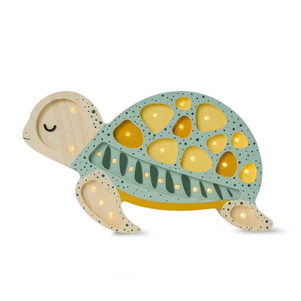 Little Lights Night Light Turtle, Galapagos Sage
